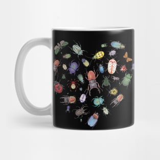 Beetle Heart design / Entomology student / Insect lover Bug / Future Entomologist Gifts Entomology Bug / Nature Lover Gift Mug